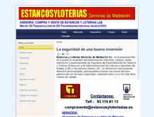 Tablet Screenshot of estancosyloteriaslae.com